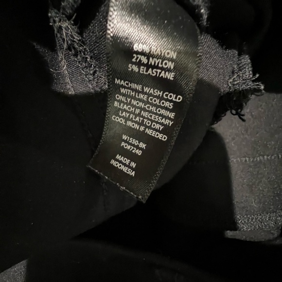 Betabrand Black Straight Leg Classic Dress Yoga Pants size Large Long 877 / 878 - Picture 5 of 5